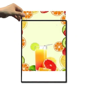 Wall-Mounted Poster Sliding Ultra-Slim LED Light Box for Advertising