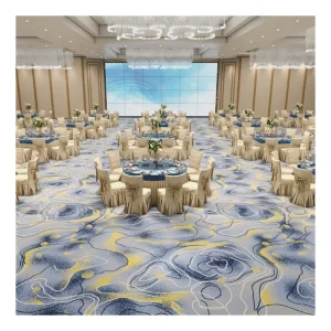 Wall to Wall Luxury Carpet Chinese Print Carpet Easy to Clean Commercial Banquet Hall Carpet