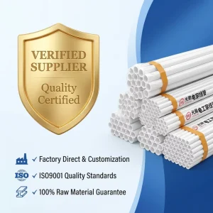 Wanta Heavy Duty 1 2 in Rigid PVC Electrical Conduit Pipe Flame Retardant Cable Protection 10~+70