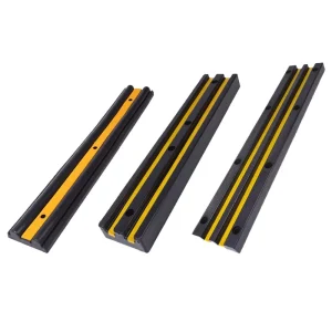 Warehouse Logistics Dock Protection Strip Wall Buffer Unloading Platform Thickened Anti collision Rubber Strip Black Yellow