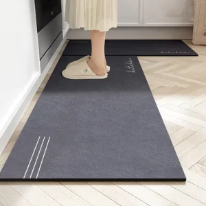 Water-Absorbent Non-Slip Diatomite Kitchen Floor Mat Custom Printed