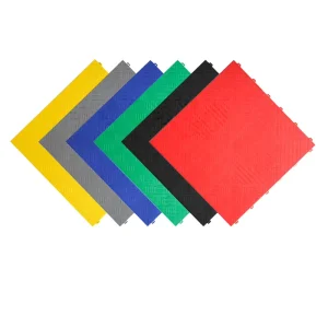 Waterproof 18mm Solid Floor Tiles Non Slip Interlocking Mats for 4S Dealership Showroom