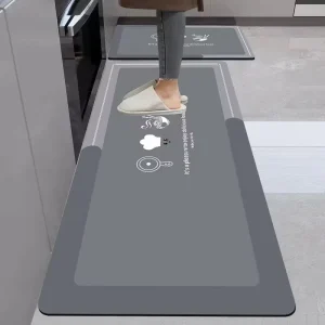 Waterproof Anti-Slip Cushioned Cartoon Kitchen Floor Mat Washable Rubber Anti-Fatigue Carpet