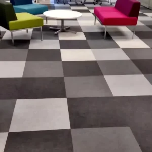 Waterproof Carpet Floor Tiles, Cuttable Commercial and Home Office Carpet Squares