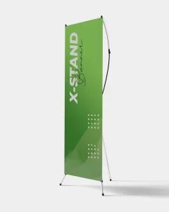Waterproof Outdoor Advertising Exhibition X Banner Stand Portable Stand Alone Mounting Vinyl Polyester Digital