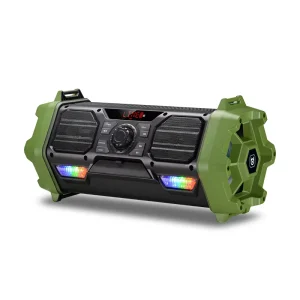 Waterproof Outdoor Dual 6″ Portable Speaker with Microphone