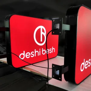 Waterproof Rectangular Acrylic LED Advertising Light Box