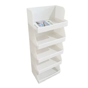 Waterproof Reusable Hollow Sheet Display Rack Brochure Holder for Office and Apparel