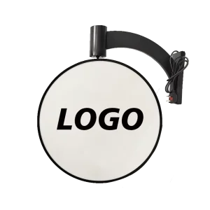 Waterproof Rotating Advertising Light Box for Retail Shops and Restaurants