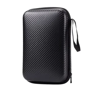 Waterproof Shockproof EVA Zipper Storage Bag for Screwdriver Tools and Earphones Black