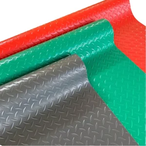 Wear Resistant Anti-Slip Easy Click Installation PVC Vinyl Garage Floor Mat for Supermarket
