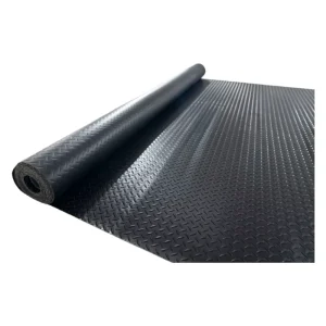 Wear-Resistant Click-Installation PVC Vinyl Anti-Slip Garage Floor Mat