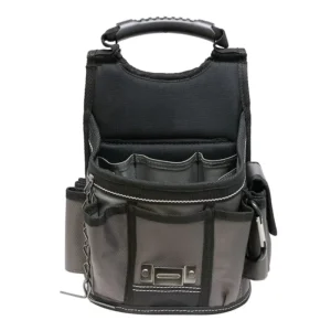 Wear Resistant Oxford Waterproof Large Capacity Tool Storage Belt Bag OEM Logo Thickened Portable Multi Compartment Tool Pouch