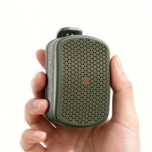 Wearable Portable Clip Speaker IPX7 Waterproof Sweatproof with Built-in Mic for Hands-Free Calls Music While Running Cycling M1