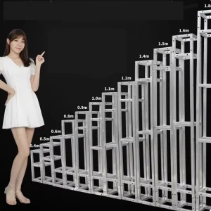 Wedding Decoration Aluminum Alloy Frame Lifting Small Truss Advertising Background Scaffolding Base Display for Hotel Use