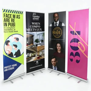 Wedding Poster Banner Welcome Printing Roll up Banner Display Custom Hotel Business Advertising Poster Stand Design