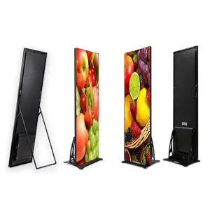 WiFi-Controlled Poster LED Display Indoor P1.53 P2.5 P3 P4 Display Panel for Elevators and Retail Stores