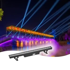 Wide Application Long Strip RGBW DMX512 IP65 Waterproof 0 100% Smooth Dimming Architectural LED Wash Light