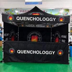 Windproof Advertising Tent Promotional Canopy Event Display Barbecue Pizza Fruit Juice Food Booth Tent with Custom Brand Logo