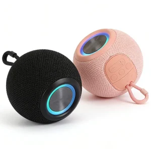 Wireless Colorful Lamp Fabric USB TF Aux Subwoofer Outdoor Portable Mini Speaker