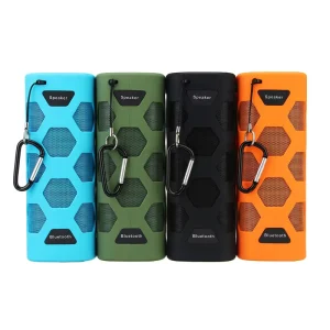 Wireless Portable Mini Outdoor 2.1 Channel Shockproof IPX6 Waterproof Speaker Power Bank NFC 5W Output 4000mAh Battery Computer