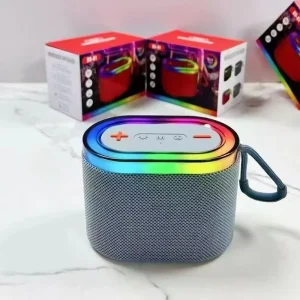 Wireless Portable Speaker With USB AUX FM Built-in Microphone Bamboo Cabinet 2.0 Channel 5W Output