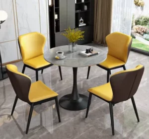 Wood Dining Negotiation Table and Chair Set for Home and Hotel Use