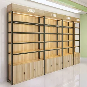 Wood Display Stand for Beauty Stores