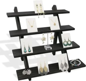 Wood Display Stands Display Riser Ring Holder Stand Removable Small Merchandise Wooden Display Stand