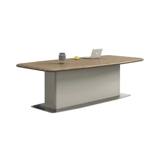 Wooden Boardroom Conference Table for Office Reception and Negotiation Rooms