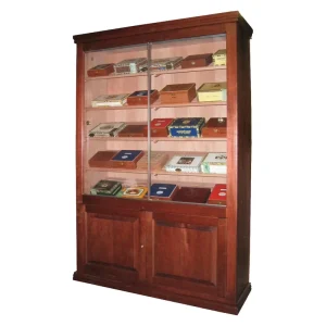 Wooden Cigar Display Stand and Wall Showcase