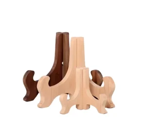 Wooden Display Stand Decorative Plate Stands for Display Picture Frame Stand Holder Easels