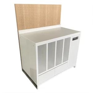 Wooden Display Stand and Cabinet for Retail Store Interior Design