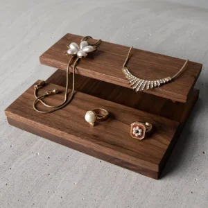 Wooden Display Stand for Jewelry Stores and Homes