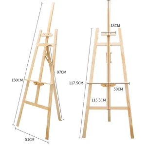 Wooden Easel Display Stand