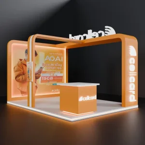 Wooden Modular Advertising Booth Exhibition Stand