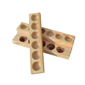 Wooden Oil Display Stand