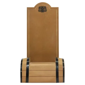Wooden Tabletop Display Stand with Detachable Base and Sign Holder