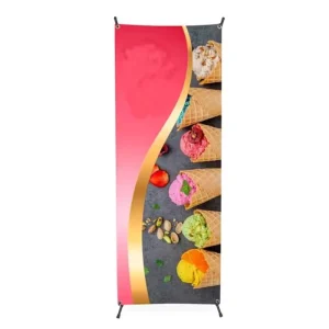X Banner Stand 60 x 160cm 80 x 180cm Waterproof Windproof UV Printing Outdoor Indoor