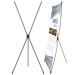 X Banner Stand Korean Style Display Poster Upright Storage Waterproof Portable UV Printing 80*180cm Free Design Custom