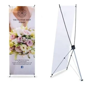 X Banner Stand Supplier with Custom Digital Printing for Trade Show Promotion and Advertising