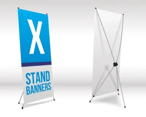 X Banner Stand Tripod Display