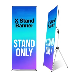 X Frame Banner Stand Lightweight Poster Holder for Conference Presentation Indoor Marketing and Brand Visibility