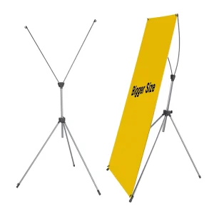 X Frame Banner Stand Portable Graphic Display System for Retail Promotion Exhibition Booth and Business Advertising
