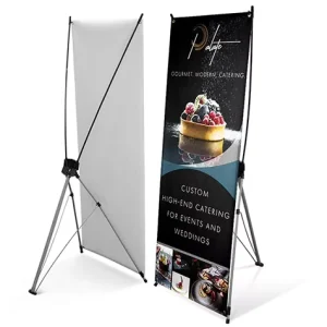 X Stand Banner with Custom Logo Print