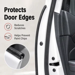 Xiongqi High Quality PVC Car Door Anti collision Strip Car Crash Stickers Automobile Sealing Soundproof Sealing Strip