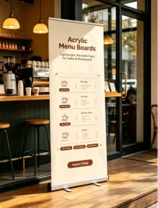 YJ04-06 Aluminum Roll Banner Stand Retractable Printed Carry Bag Adjustable Lightweight Portable for Trade Show Exhibition
