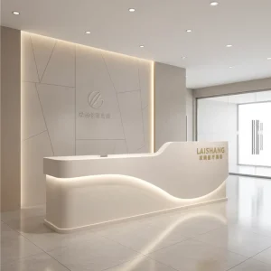 YS 0105 豪华现代接待台 带LED灯接待柜台，适用于发廊、美容院、酒店、健身房、学校