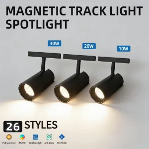 YY-26GD100 Ultra Thin Magnetic LED Track Light 48V DC Aluminum Multi Color Temperature