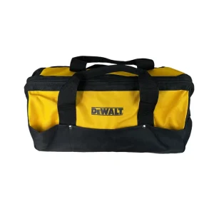 Yellow Men’s Wear-resistant Tool Handbag Portable Outdoor Zipper Tote Bag Tool Accessories Storage Pouch Large Capacity Tool Bag